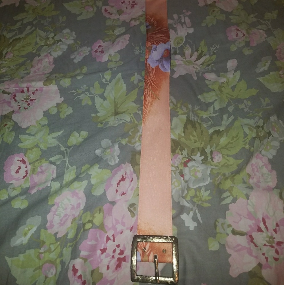 *SOLD 70's Hawaiian Print Vintage Top/Skirt/belt - Picture 6 of 6
